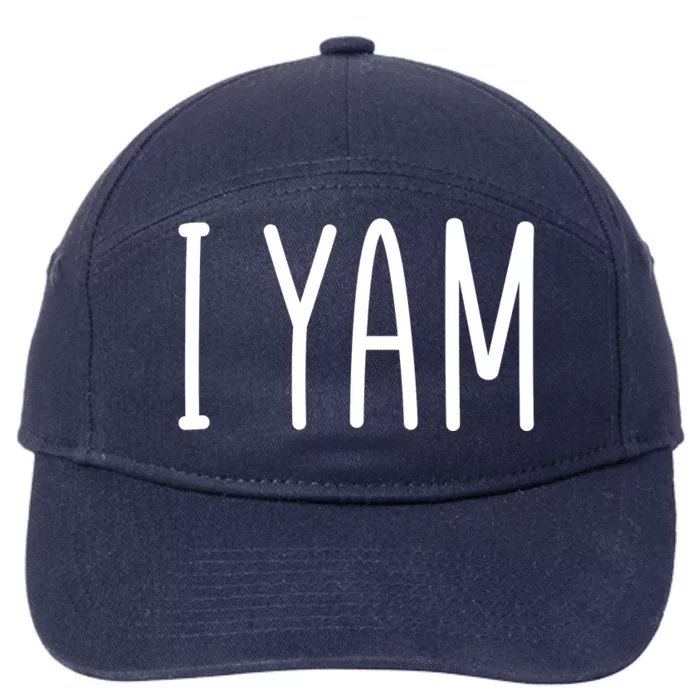 Cute Thanksgiving I Yam 7-Panel Snapback Hat