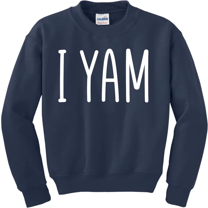 Cute Thanksgiving I Yam Kids Sweatshirt