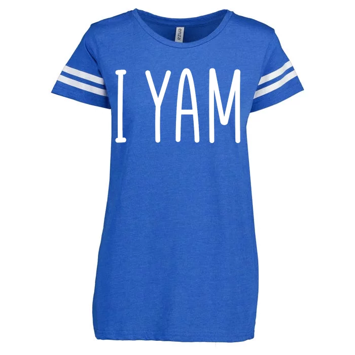 Cute Thanksgiving I Yam Enza Ladies Jersey Football T-Shirt