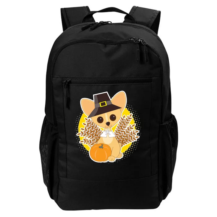 Cute Thanksgiving Pilgrim Puppy Daily Commute Backpack