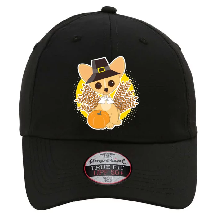 Cute Thanksgiving Pilgrim Puppy The Original Performance Cap