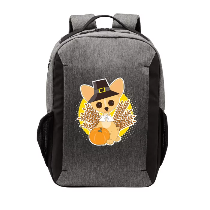 Cute Thanksgiving Pilgrim Puppy Vector Backpack