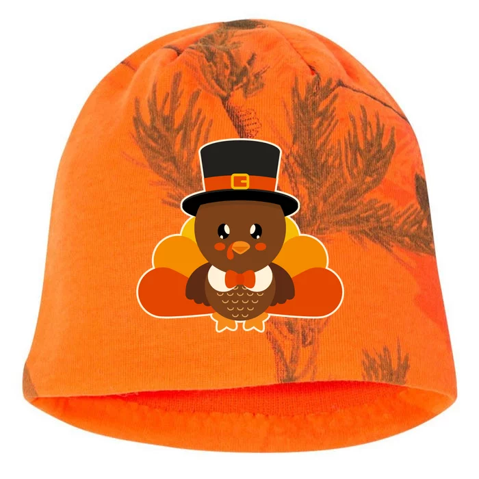 Cute Thanksgiving Turkey Little Boy Kati - Camo Knit Beanie