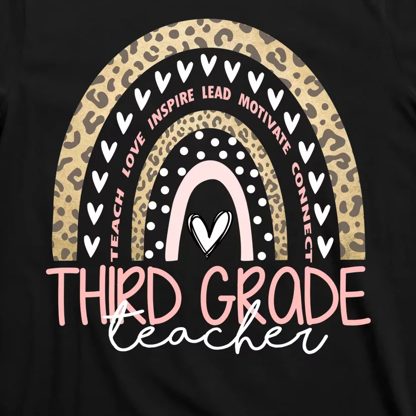 Cute Third Grade Teacher Inspiring Quote T-Shirt