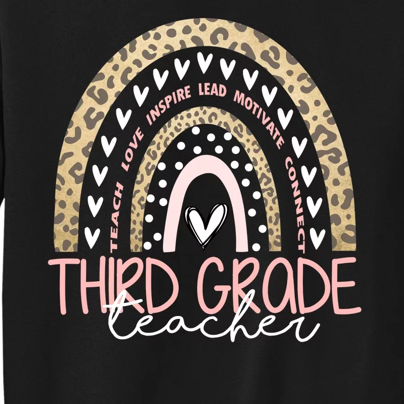 Cute Third Grade Teacher Inspiring Quote Tall Sweatshirt