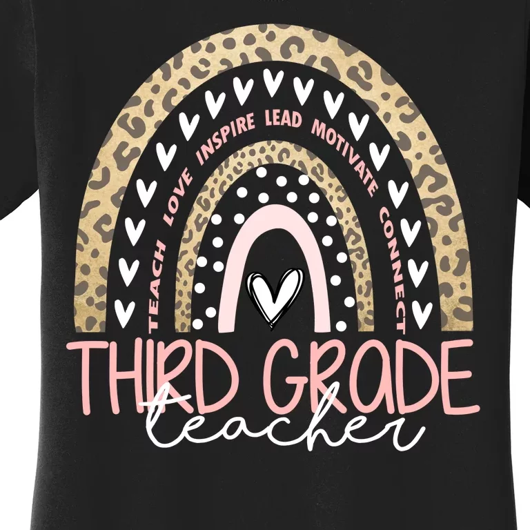 Cute Third Grade Teacher Inspiring Quote Women's T-Shirt