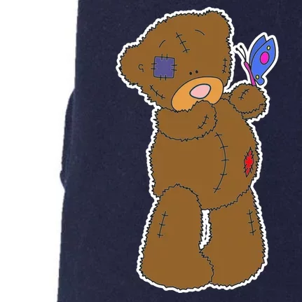 Cute Torn Teddy Bear Doggie 3-End Fleece Hoodie