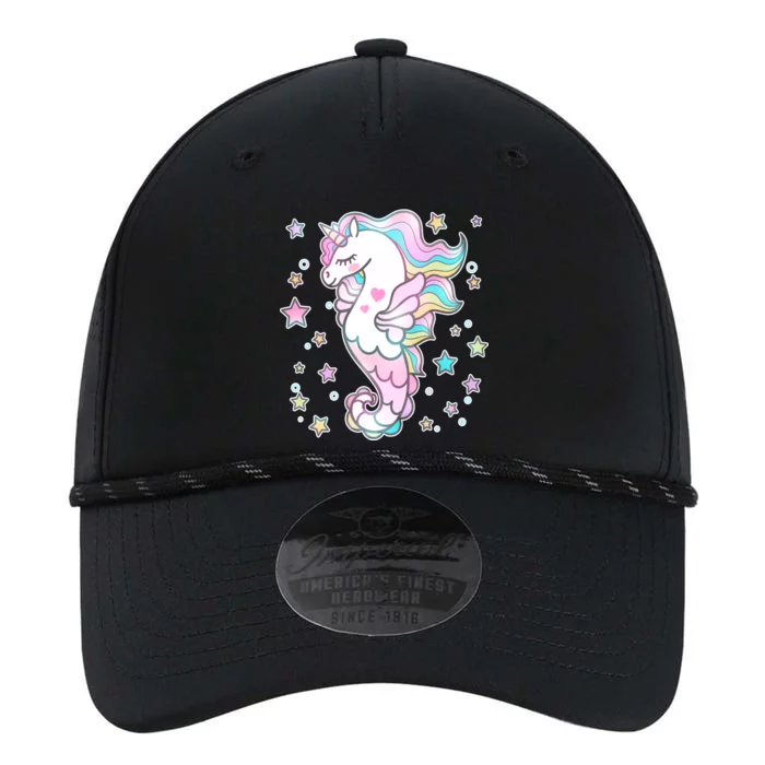 Cute Unicorn Seahorse Uni-Maid Performance The Dyno Cap