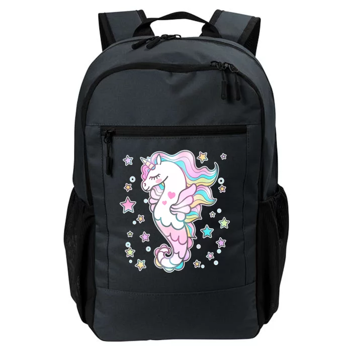 Cute Unicorn Seahorse Uni-Maid Daily Commute Backpack