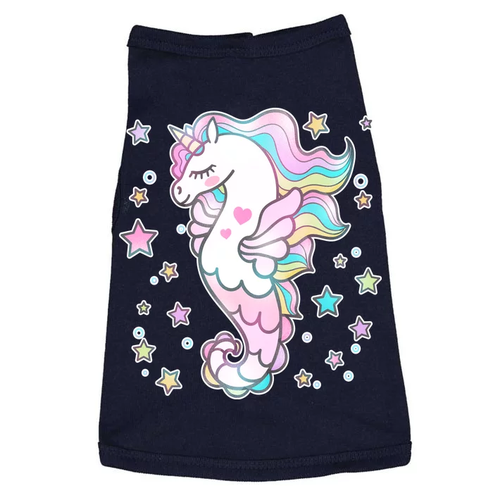 Cute Unicorn Seahorse Uni-Maid Doggie Tank