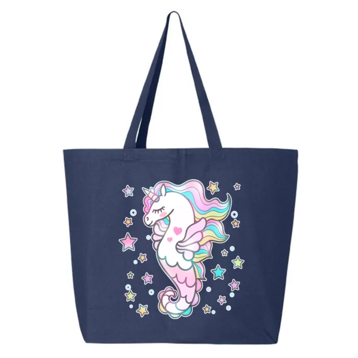 Cute Unicorn Seahorse Uni-Maid 25L Jumbo Tote