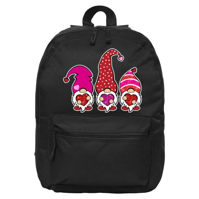 Cute Valentine's Day Gnomes 16 in Basic Backpack