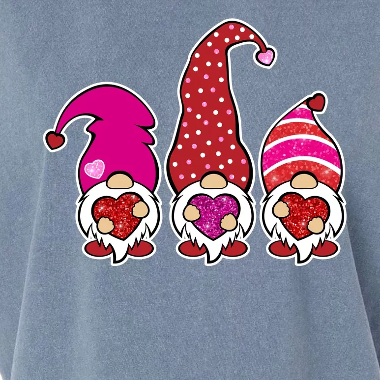 Cute Valentine's Day Gnomes Garment-Dyed Women's Muscle Tee