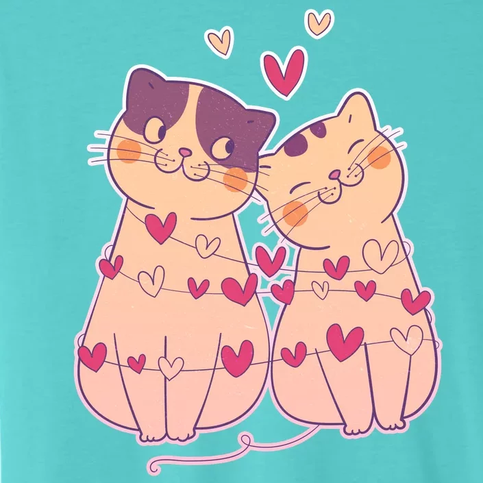 Cute Valentine's Day Kitties ChromaSoft Performance T-Shirt