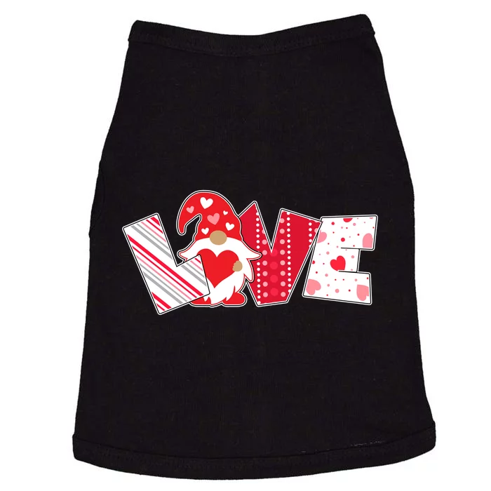 Cute Valentine's Day Love Gnome Doggie Tank