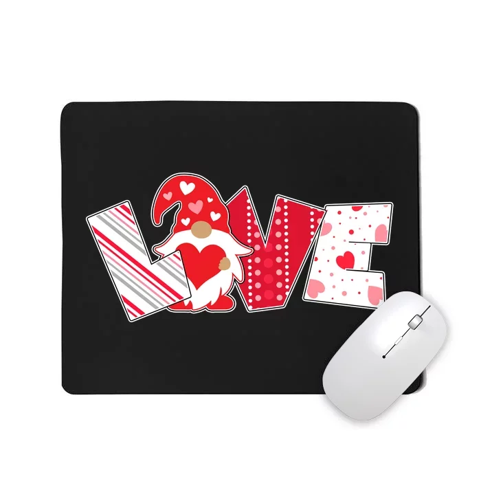 Cute Valentine's Day Love Gnome Mousepad