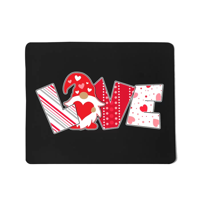 Cute Valentine's Day Love Gnome Mousepad