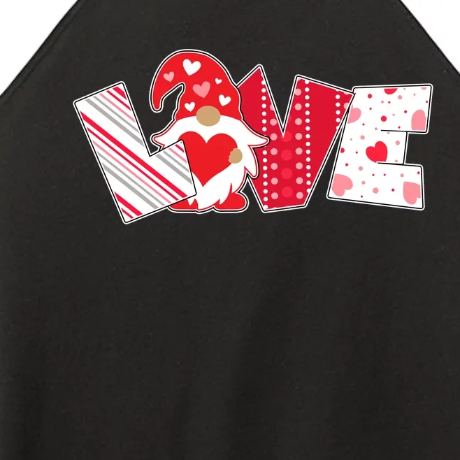 Cute Valentine's Day Love Gnome Women’s Perfect Tri Rocker Tank