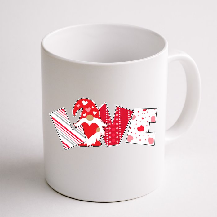 Cute Valentine's Day Love Gnome Front & Back Coffee Mug