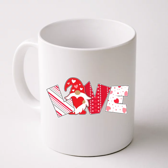 Cute Valentine's Day Love Gnome Front & Back Coffee Mug