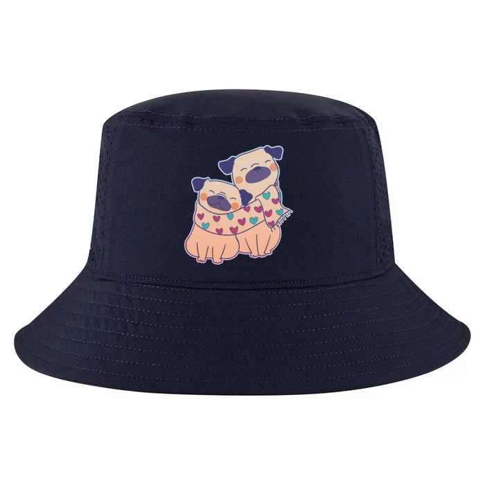 Cute Valentine's Day Puppies Cool Comfort Performance Bucket Hat