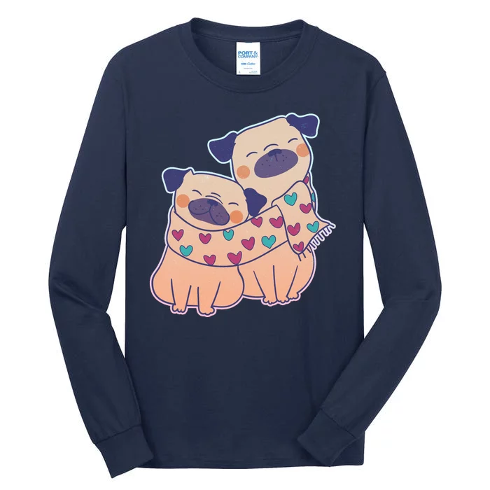 Cute Valentine's Day Puppies Tall Long Sleeve T-Shirt