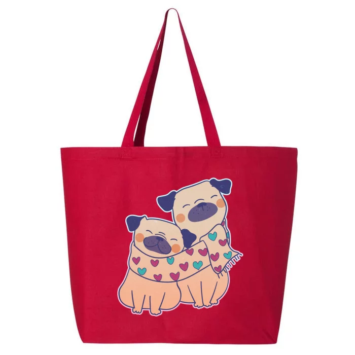 Cute Valentine's Day Puppies 25L Jumbo Tote