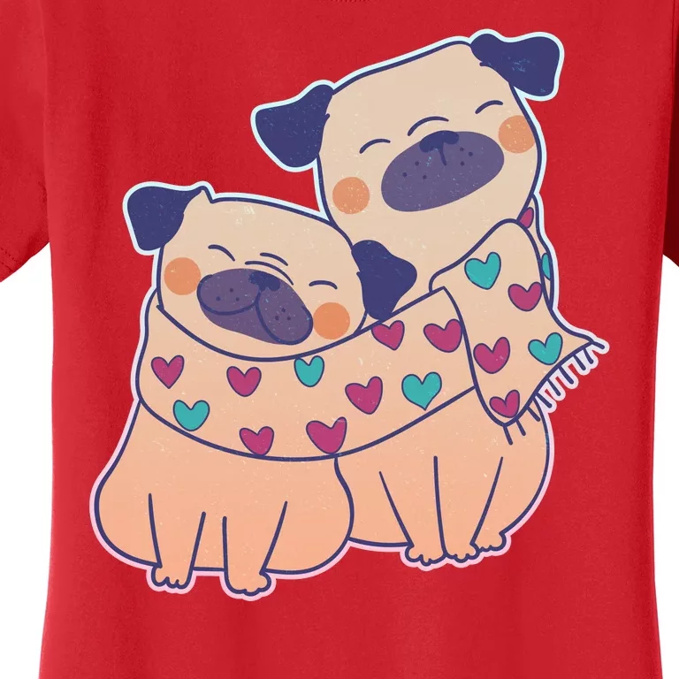 Cute Valentine's Day Puppies Women's T-Shirt