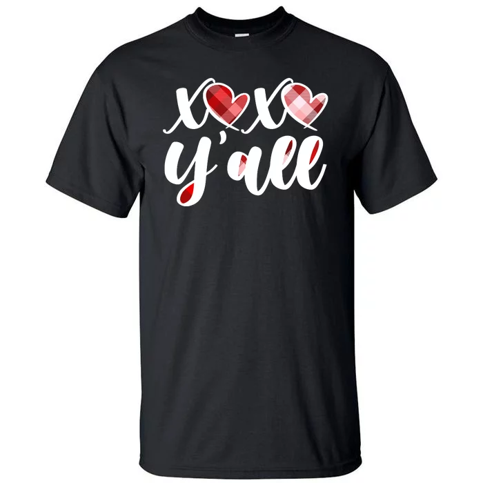 Cute Valentine's Day XOXO Y'all Tall T-Shirt