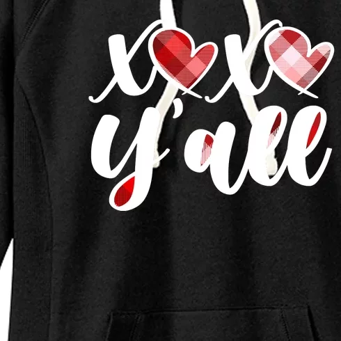 Cute Valentine's Day XOXO Y'all Women's Fleece Hoodie