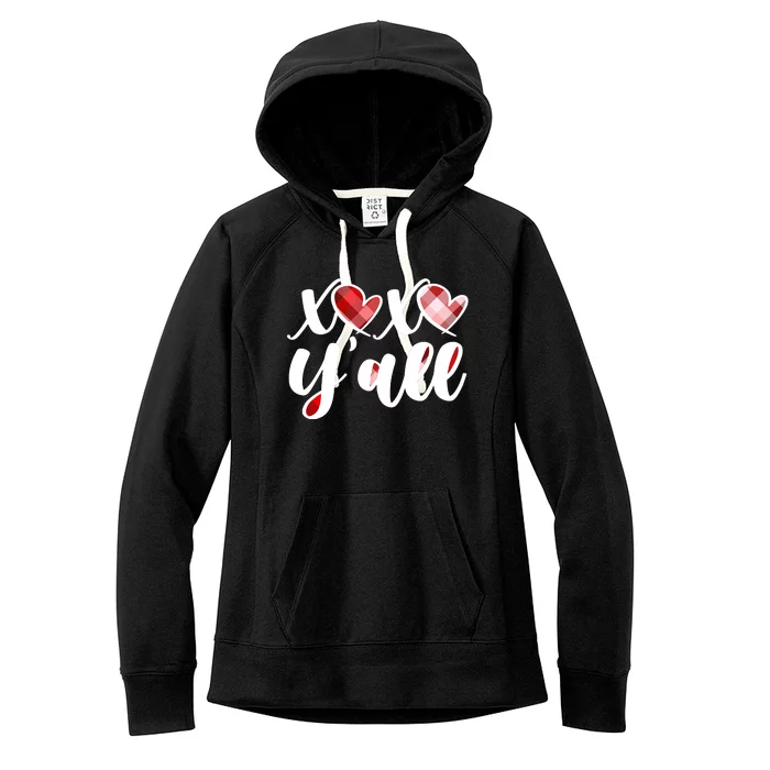 Cute Valentine's Day XOXO Y'all Women's Fleece Hoodie