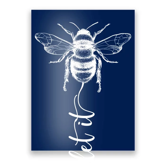 Cute Vintage Let It Bee Poster