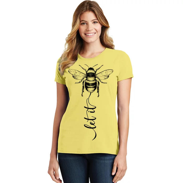 Cute Vintage Let It Bee Women's T-Shirt