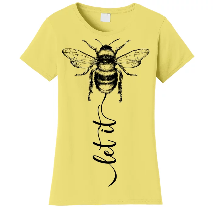 Cute Vintage Let It Bee Women's T-Shirt