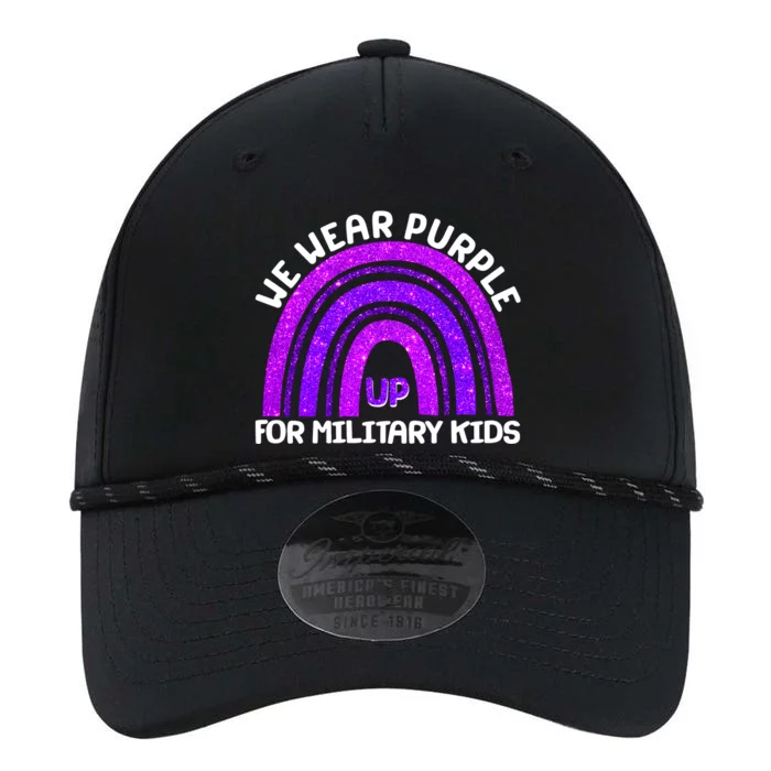 Cute We Wear Purple Up For Military Kids Purple Rainbow Performance The Dyno Cap