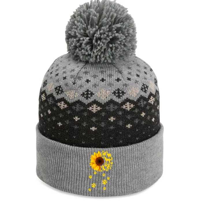 Cute You Are My Sunshine Sunflower Dogs The Baniff Cuffed Pom Beanie