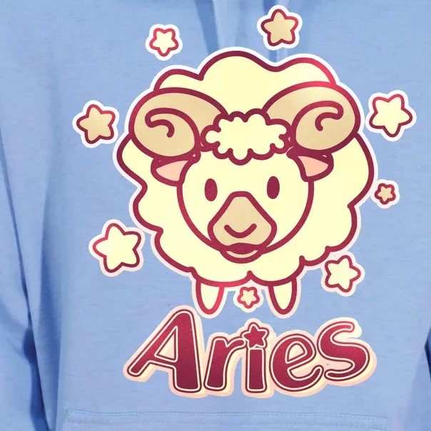 Cute Zodiac Aries Ram Unisex Surf Hoodie