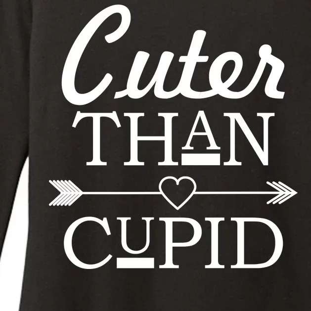 Cuter Than Cupid Funny Cute Valentines Womens CVC Long Sleeve Shirt