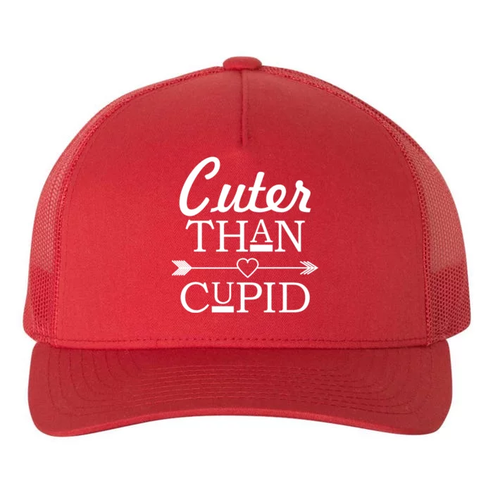 Cuter Than Cupid Funny Cute Valentines Yupoong Adult 5-Panel Trucker Hat