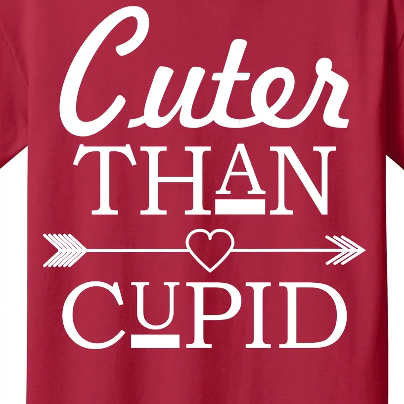 Cuter Than Cupid Funny Cute Valentines Kids T-Shirt