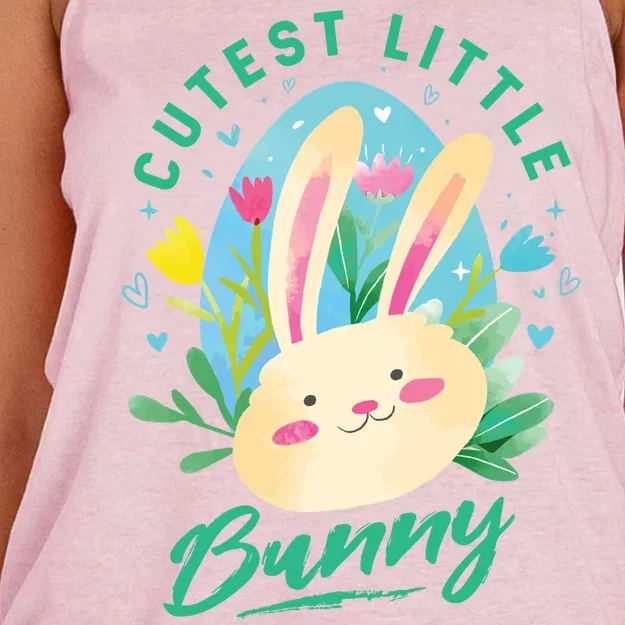 Cutest Little Bunny Women's Knotted Racerback Tank