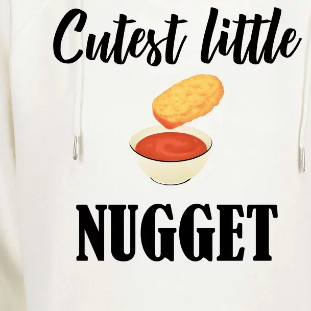 Cutest Little Nugget Womens Funnel Neck Pullover Hood