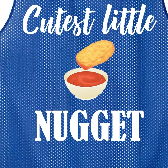 Cutest Little Nugget Mesh Reversible Basketball Jersey Tank