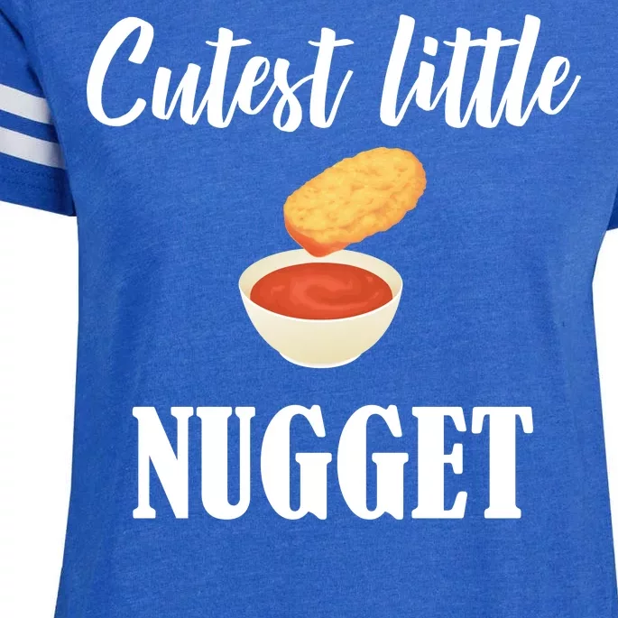 Cutest Little Nugget Enza Ladies Jersey Football T-Shirt