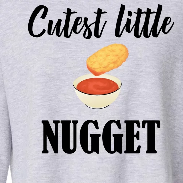 Cutest Little Nugget Cropped Pullover Crew