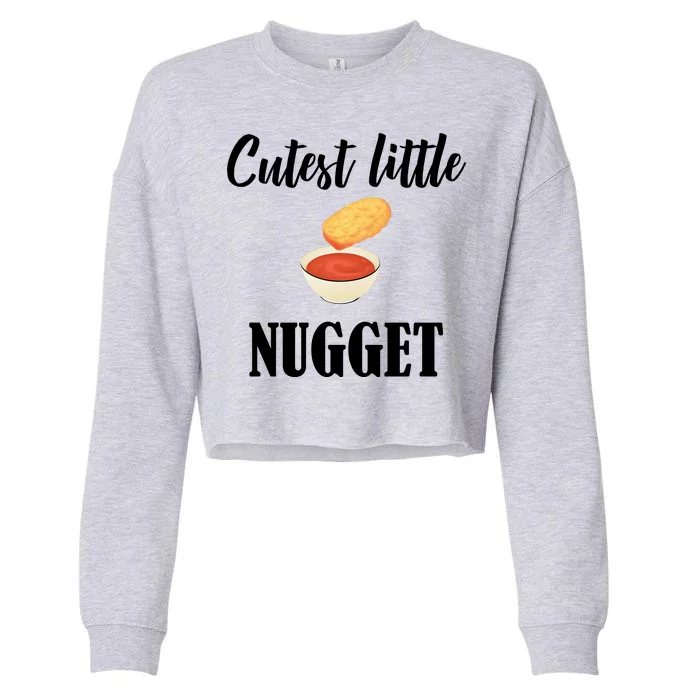 Cutest Little Nugget Cropped Pullover Crew