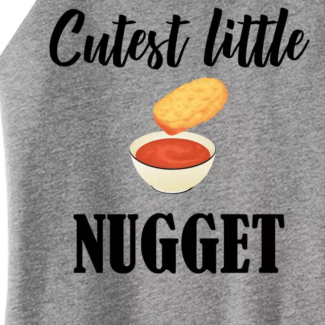 Cutest Little Nugget Women’s Perfect Tri Rocker Tank