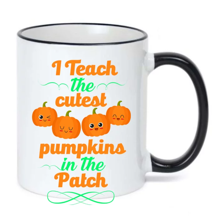 Cutest Pumpkins In The Patch Black Color Changing Mug