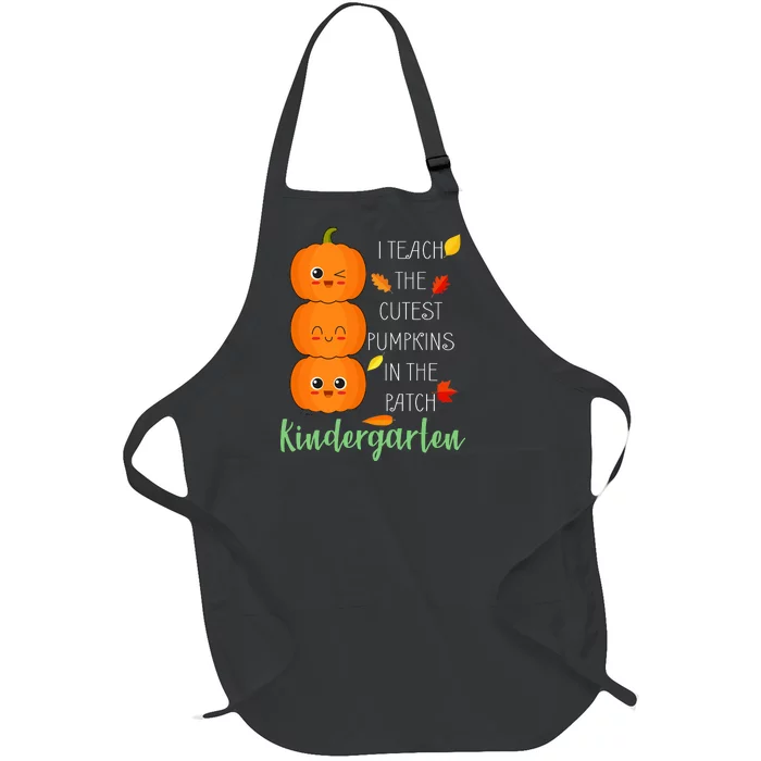 Cutest Pumpkins In The Patch Kindergarten Full-Length Apron With Pocket