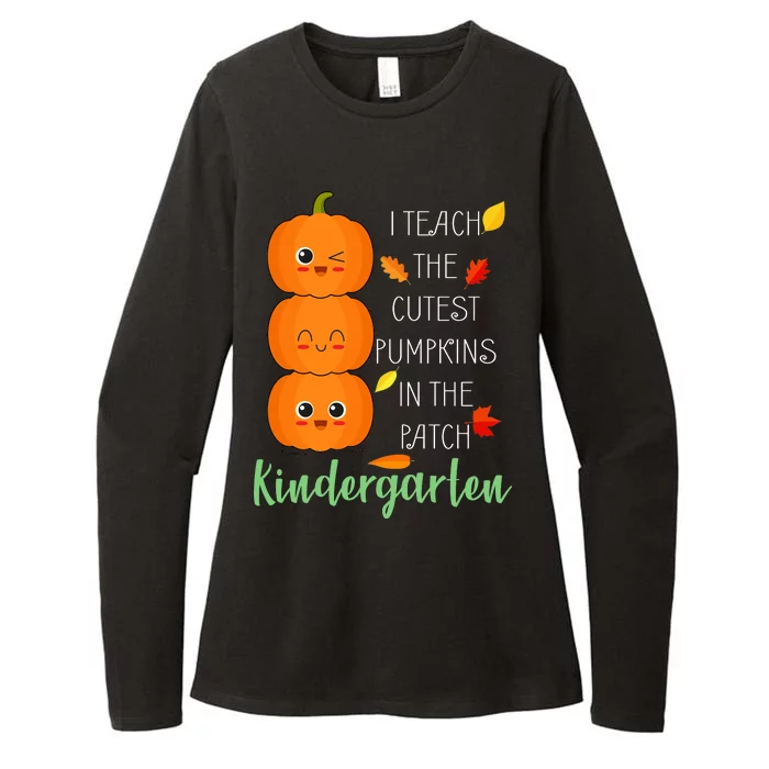 Cutest Pumpkins In The Patch Kindergarten Womens CVC Long Sleeve Shirt